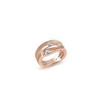 Ring Annamaria Cammilli Woman Dune in Rose Gold Diamante 0.27 Ct GAN0778P - GAN0778P